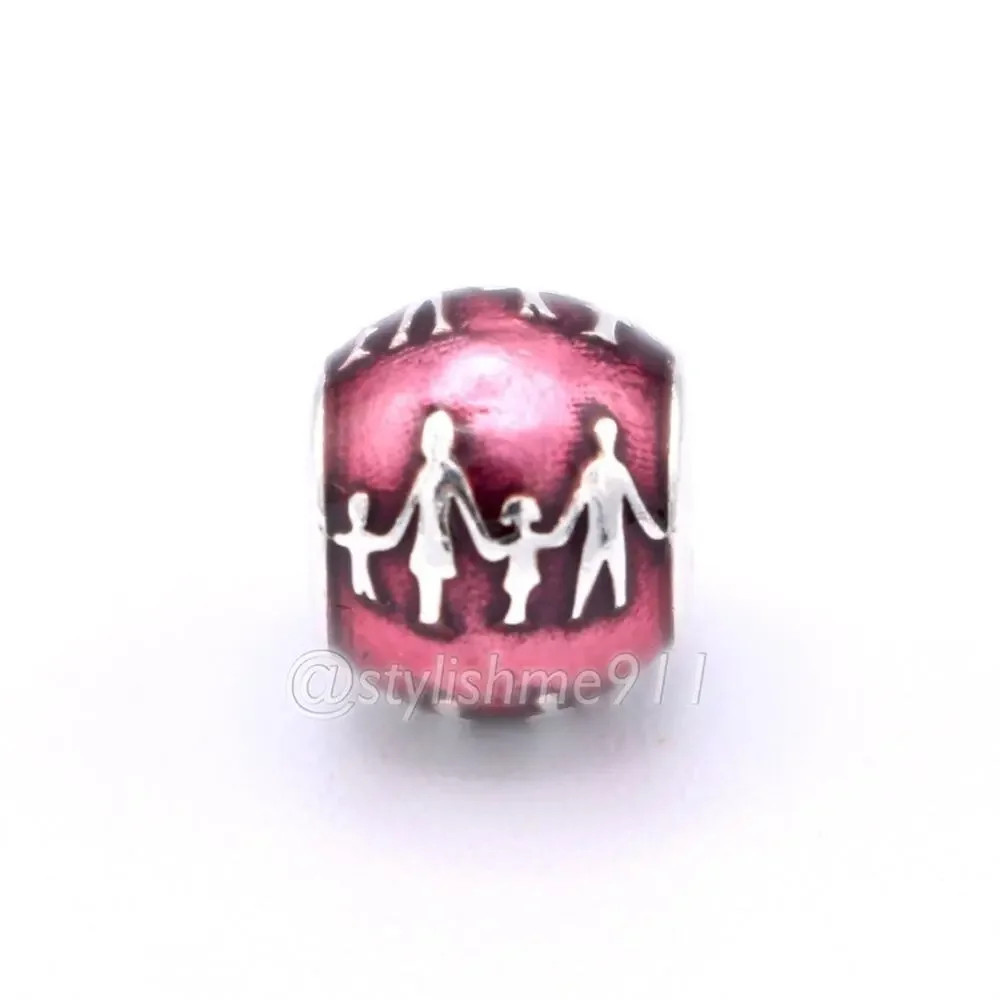 Authentic PANDORA Family Silhouettes Charm - 791399EN62